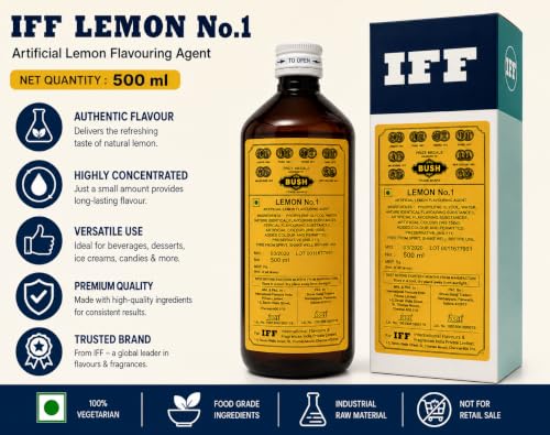 Image of IFF, Bush Lemon No.1 Flavouring Agent - 500 ML