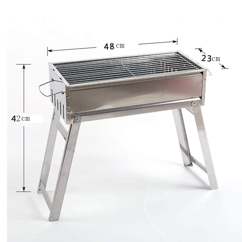 Grill ogrodowy Chal z półką – zestaw narzędzi do grillowania na 3-8 silników idealny na imprezy w ogrodzie i inne okazje, przenośny i designerski