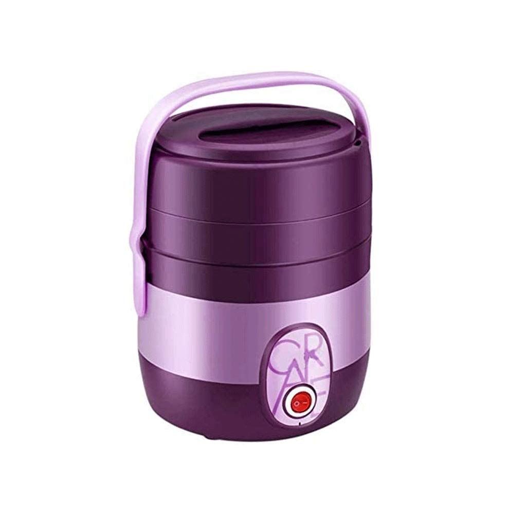 Scatola for Il Pranzo elettrica da Cucina, Mini fornello di Riso, Multi-Funzione Cottura a Vapore Scatola di Pranzo a Vapore for la Scuola di casa Scolastica Cuoco Cibo Crudo, 1.2L / 110 V/VIO