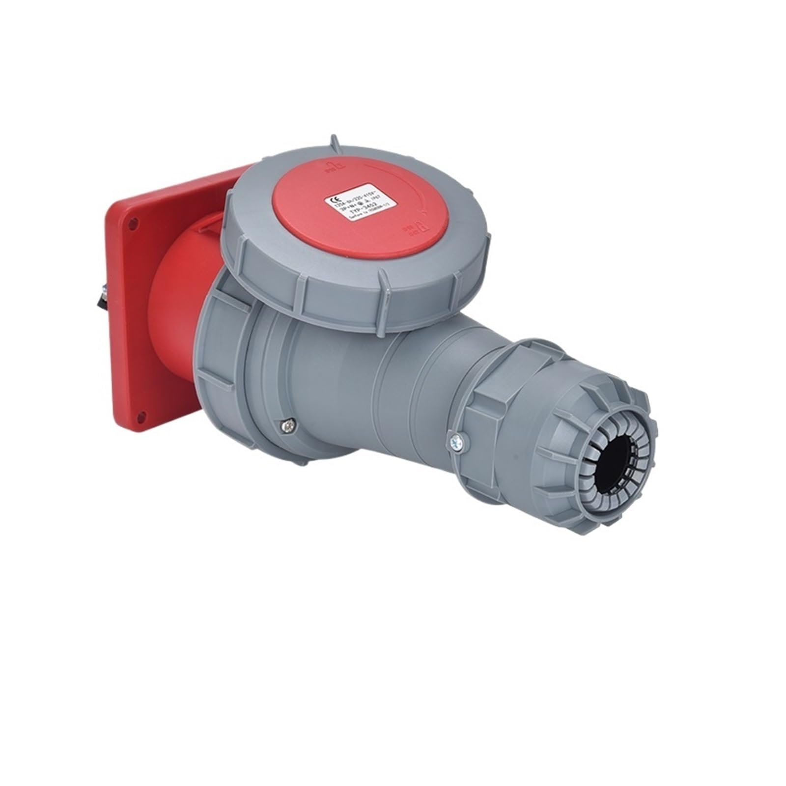Connettore industriale impermeabile 63A/125A 3 nuclei 4P5 fori set di prese esposte e nascoste non antideflagranti(5P125A plug 0452 concealed 3452 set)