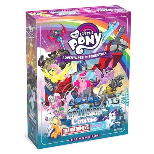 Renegade Games: My Little Pony: DBG Collision Course A Transformers Crossover Expansion - Adventures in Equestria Deck-Building, Ages 14+, 1-4 Players