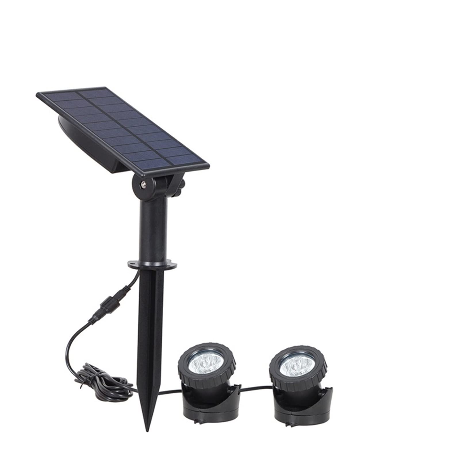 Luce subacquea a energia solare for piscina Lampada da esterno impermeabile for esterni giardino a LED Faretti solari Basso Consumo Energetico(1 to 2)