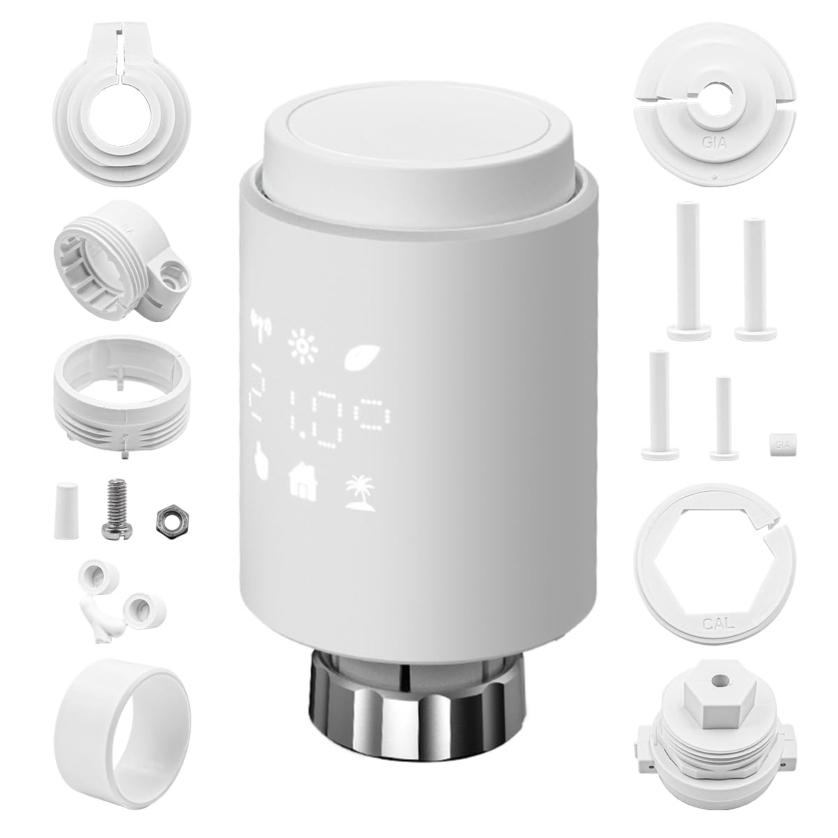 Zigbee Termostaty inteligentny zawór chłodnicy z adapterem RA/RAVL/RAV do grzejników centralnego ogrzewania zestaw TRV