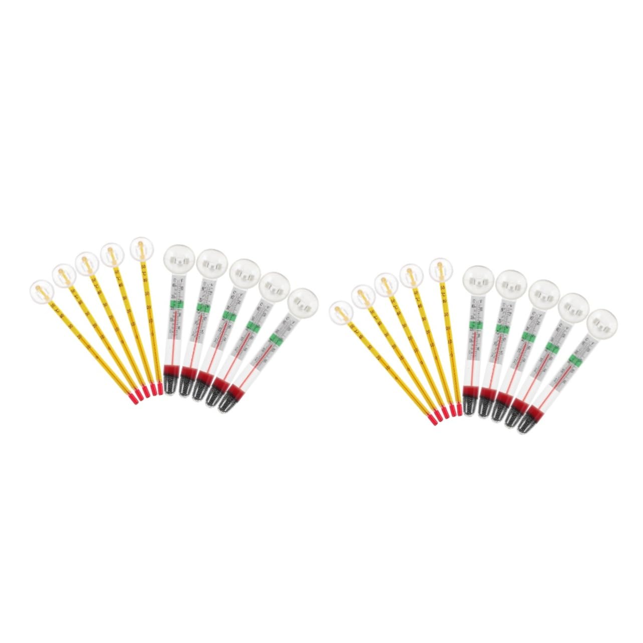 ifundom 2 Set Termometro Per Acquari Accessori Temperatura Profondo Termometri Digitali Termometro Per Vasca Acquario Termometro Del Serbatoio Del Pesce Bicchiere 10 Pezzi*2