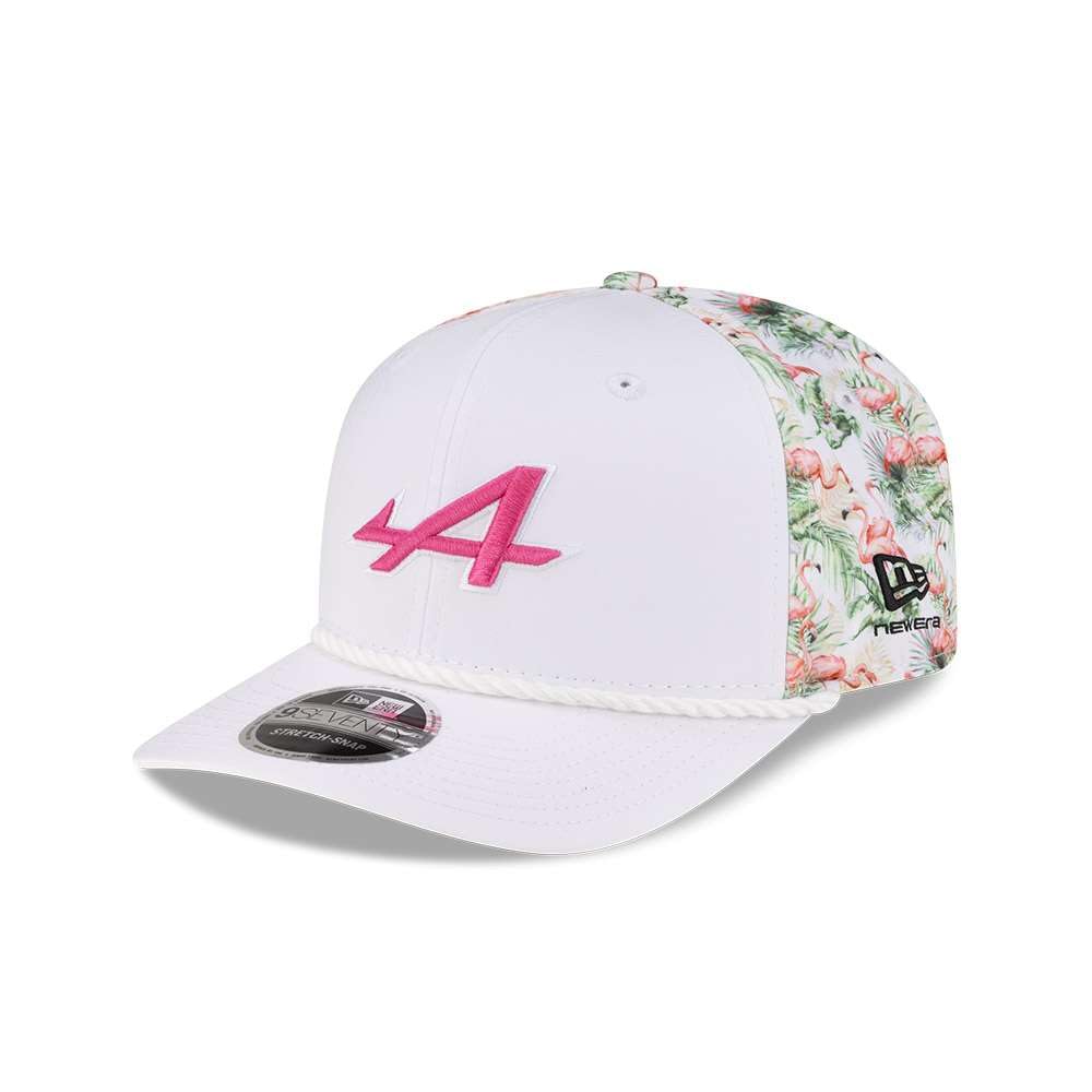 New Era Casquette de baseball Alpine Racing F1 Team - Collection officielle 2026 - Édition spéciale - USA Miami - Casquette réglable - Blanc New Era Casquette de baseball Alpine Racing F1 Team - Collection officielle 2026 - Édition spéciale - USA Miami - Casquette réglable - Blanc