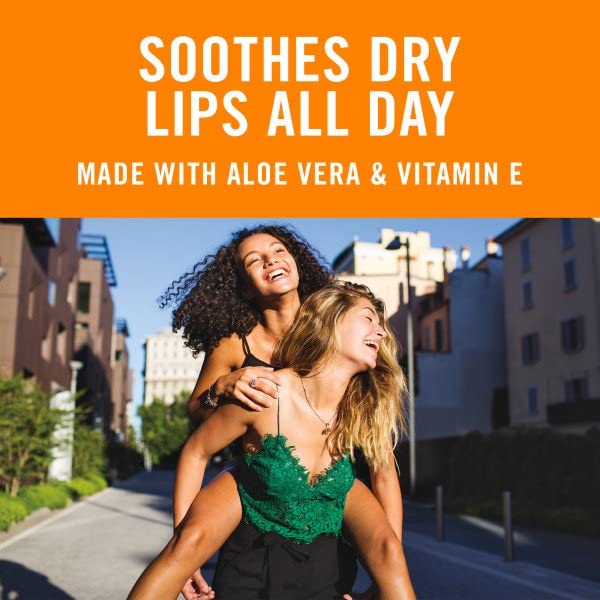 Miniatura 7 de Banana Boat Bálsamo labial con protector solar de aloe vera con vitamina E SPF 45 - 0.15 onzas, paquete de 6