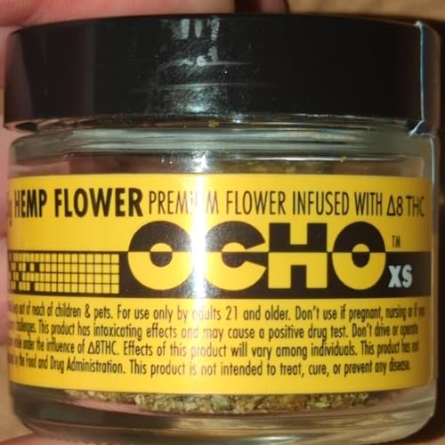 Smoking an OCHO XS Delta 8 joint