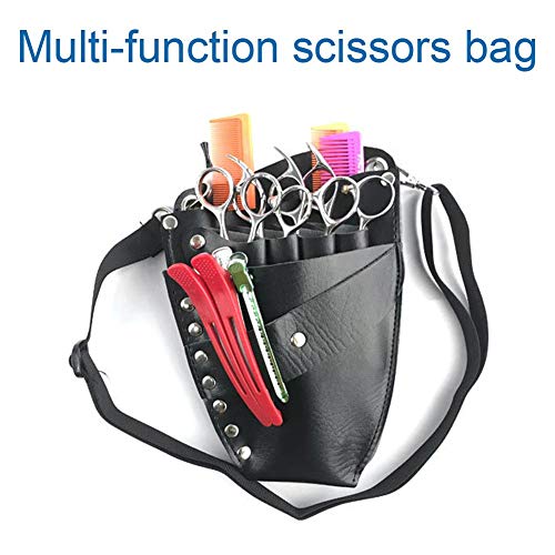 Multi-Functional Waist Bag with Shoulder Strap for Clips Combs, Scissors, and Tools - Hairdressing Tool Storage Holster - Image 4
