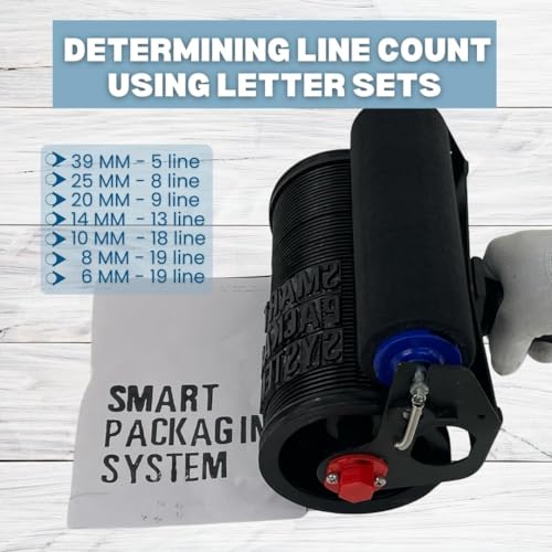Image of Handy Coder Machine for Batch No. MFG. MRP. EXP. Date Printing on Laminated and Without Laminate Carton Box | Handheld Coder Printer | Coder Size - 8 INCH with 25MM Letter Set