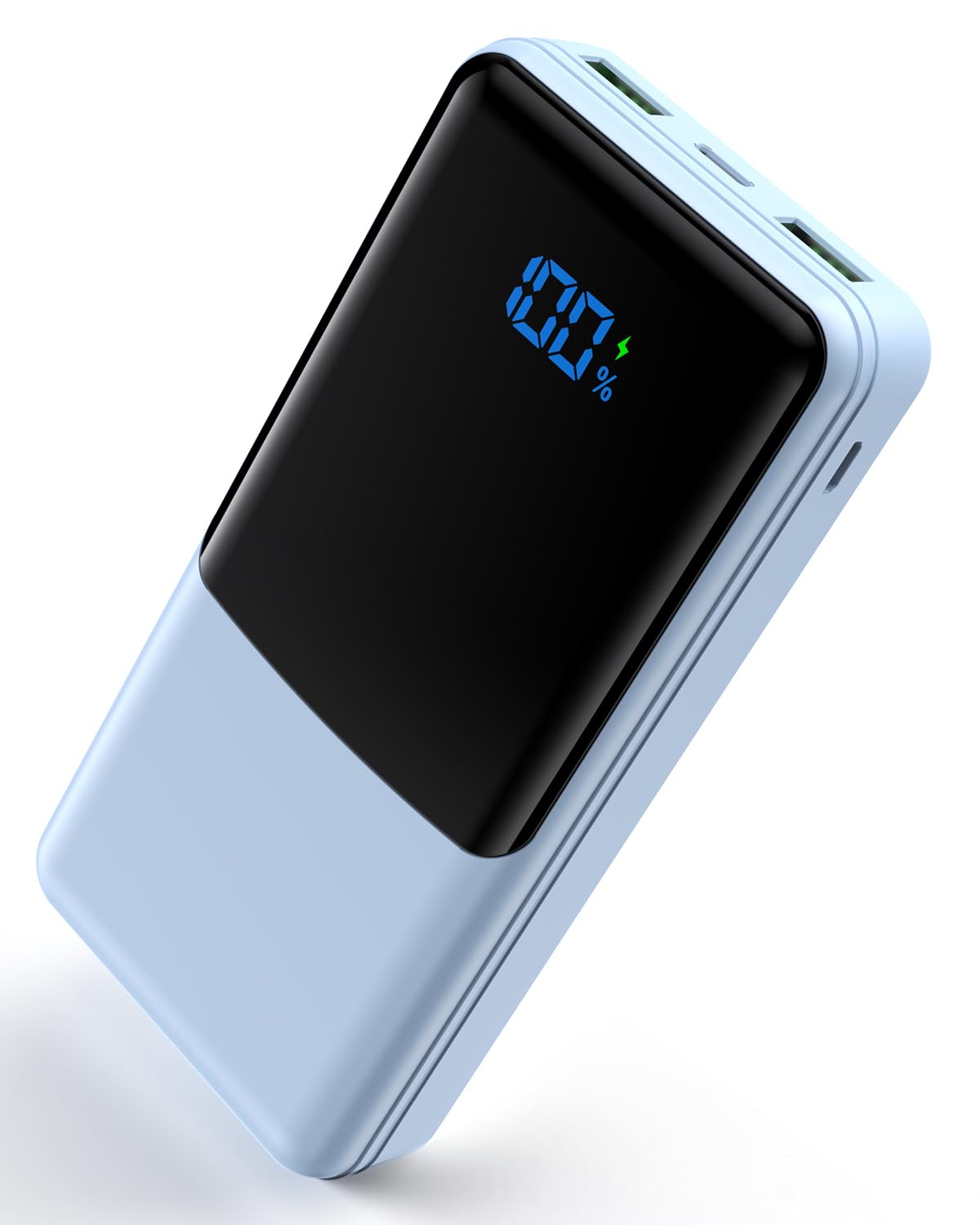 Coblob Batterie externe 27 000 mAh, fonction de charge rapide USB C PD 20 W