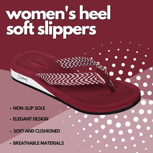 Image of Dashny Women's (1434) |Extra Super Soft Comfortable Slippers |Brown Casual Slides Slippers