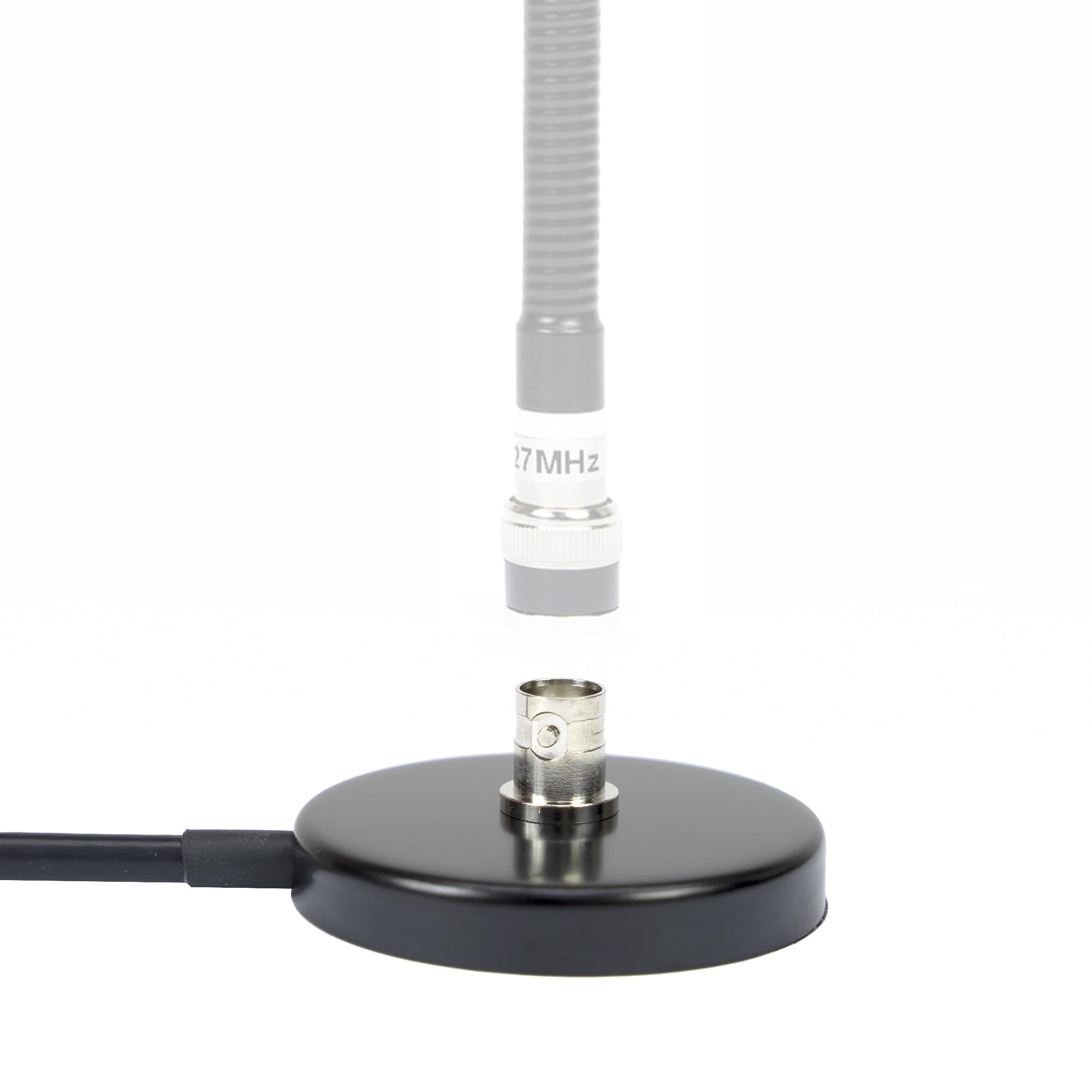 PNI magnetic base, mother-father BNC connection, contains cable, Black - Image 3