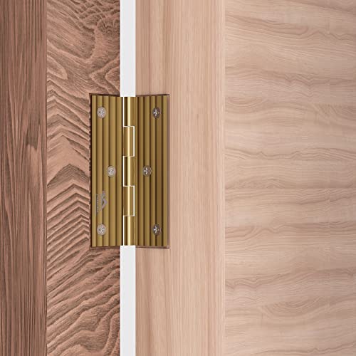 Image of Atlantic Window Door Hinges 3 Inch x 16 Gauge /1.7 MM Thickness Home, Office, Hotel for Main Window Door, Bedroom, Kitchen, Bathroom, Premium Stainless Steel Welded Head (Antique Finish,Pack of 12 Pcs)