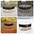 Outdoor Large Fire Pit Table Top Cover, Diameter 66.93in Built in Stone Propane Gas Fire Pit Boss Cover Round Waterproof Oxford Fabric Fire Bowl Cover Tarp for 60-64in Garden Fire Pit
