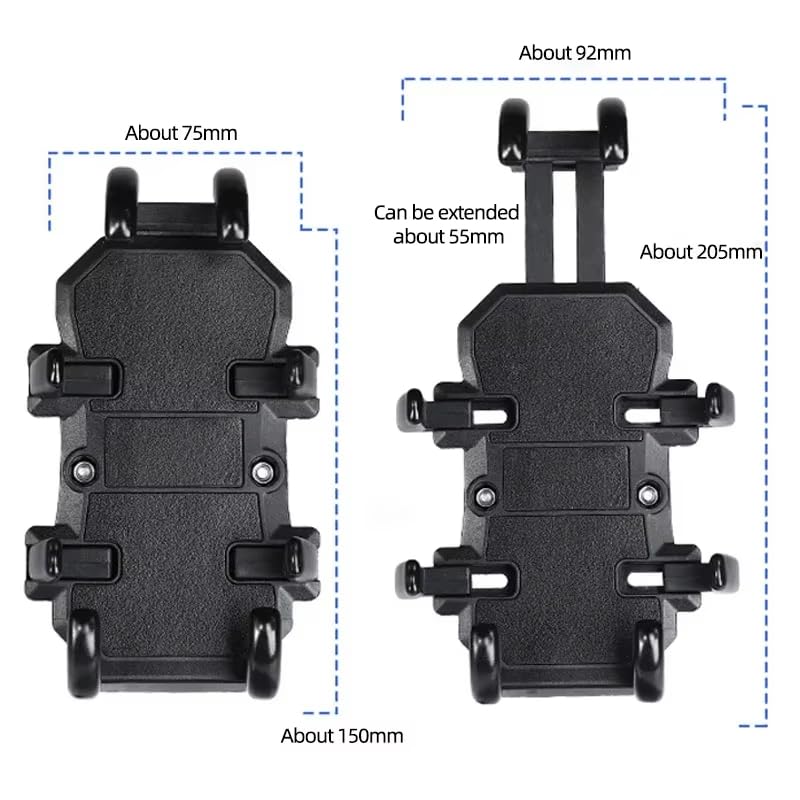Support téléphone moto pour Harley Sportster XL 883 1200 fixation guidon stable - 2