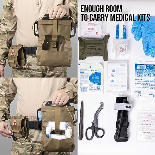 Bolsa táctica IFAK Rapid Tear-Away con extracción rápida para primeros auxilios en montaña 4