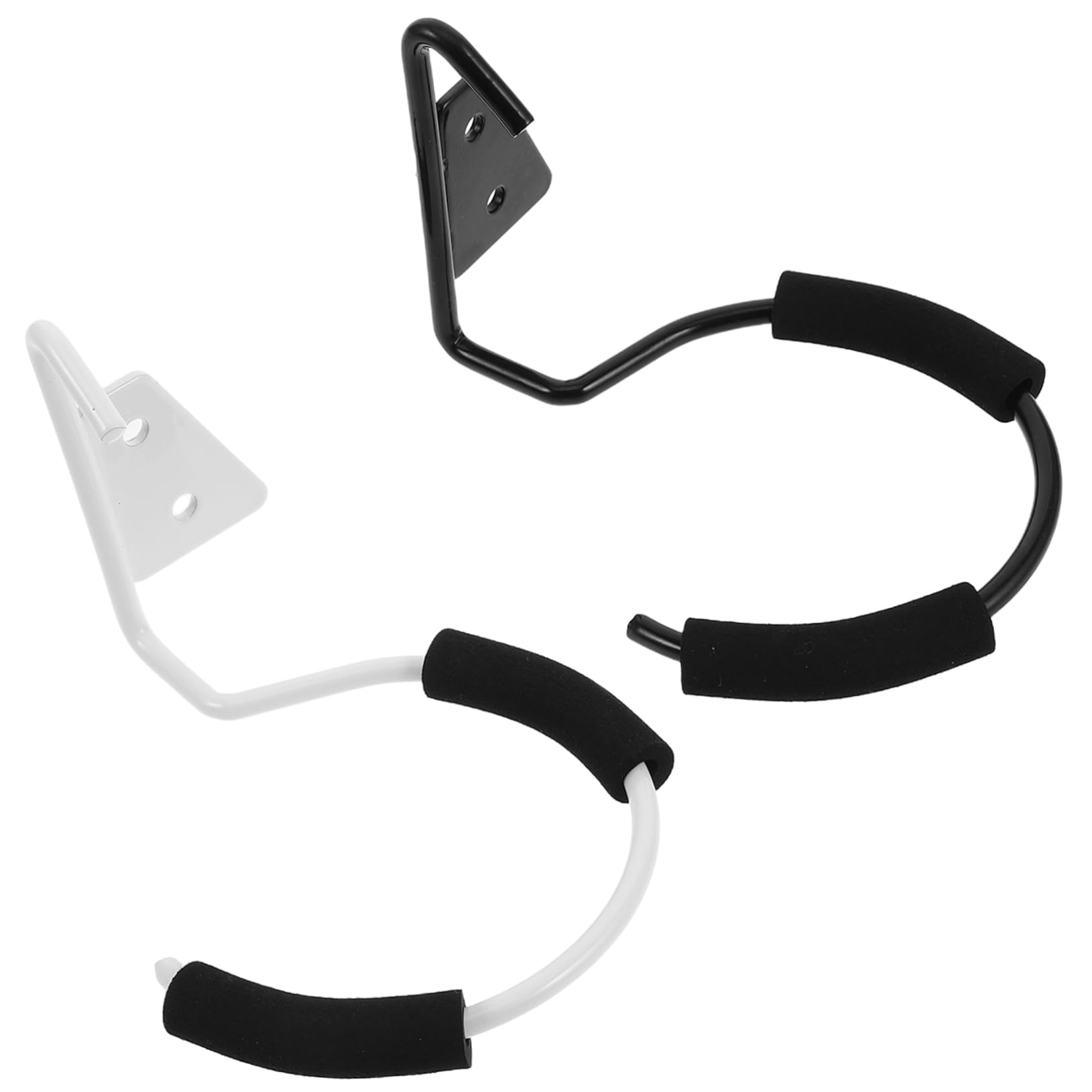 IWOWHERO 2pcs Wall-mounted Hair Dryer Rack Hair Tool Organizer for Bathroom Blow Dryer Holder Salon Equipment Products Organizer