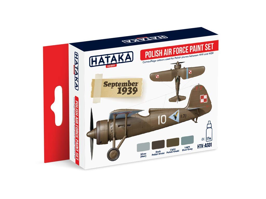 Hataka Hobby HTK-AS01 Polish Air Force Paint Set