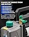 Orion Motor Tech Vacuum Pump, 4.5 cfm 1/3 hp HVAC Single Stage Vacuum Pump for R12 R22 R134a R410a R502, Auto AC Vacuum Pump Kit for Automotive Air Conditioner Resin Degassing & More, Oil Included