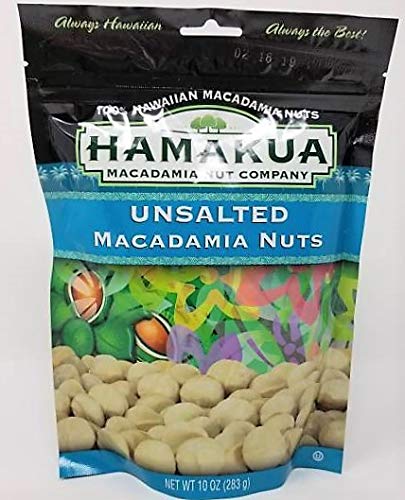 Unsalted Macadamia Nuts 10 Oz Bag - Made in Hawaii
