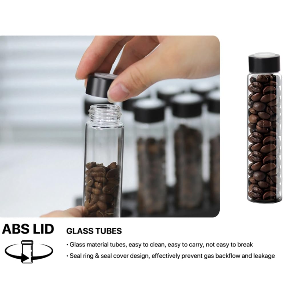 Kaffeebohnen-Aufbewahrungsbehälter, Präsentationsständer, Teerohr, Flasche, Espresso, Kaffeezubehör, Werkzeug, Kaffeegeschirr-Sets