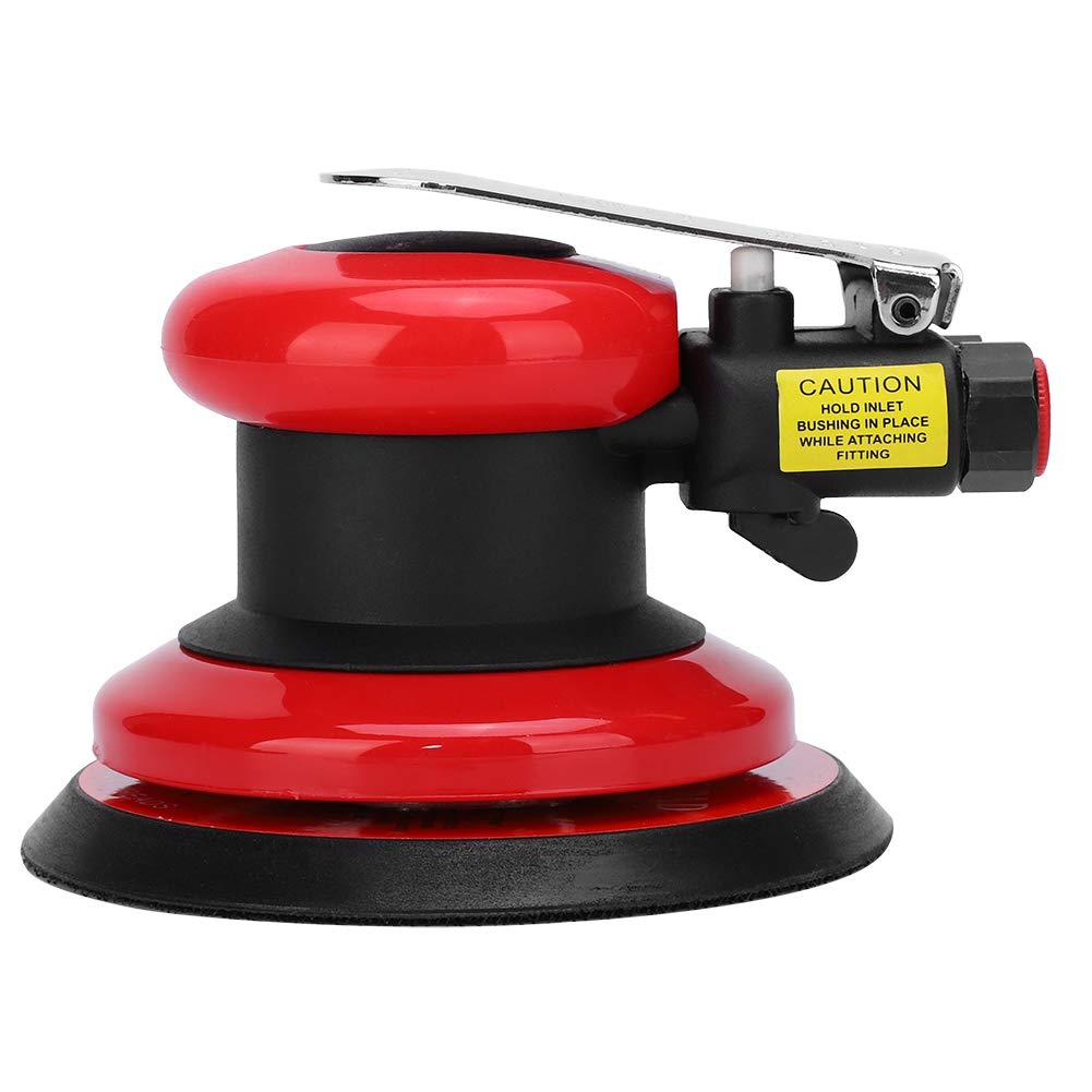 Pulidora neumática Máquina pulidora Lijadora orbital con ángulo de aire de 5 pulgadas Componentes de control industrial Alta velocidad Durable Ergonómico para carpintería marina