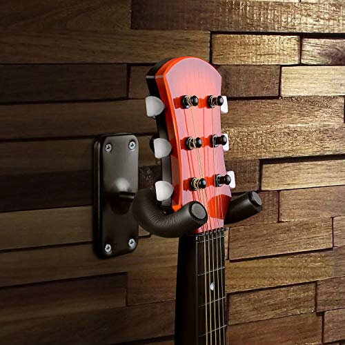Flexzion Lot de 4 crochets muraux pour guitare, mandoline, banjo, basse, instrument de musique à domicile avec fourche recouverte de mousse pour guitare électrique, acoustique, mandoline, banjo, - Les Beatles, Paul McCartney, John Lennon, RIngo Starr, George Harrison Flexzion Lot de 4 crochets muraux pour guitare, mandoline, banjo, basse, instrument de musique à domicile avec fourche recouverte de mousse pour guitare électrique, acoustique, mandoline, banjo, – Image 8