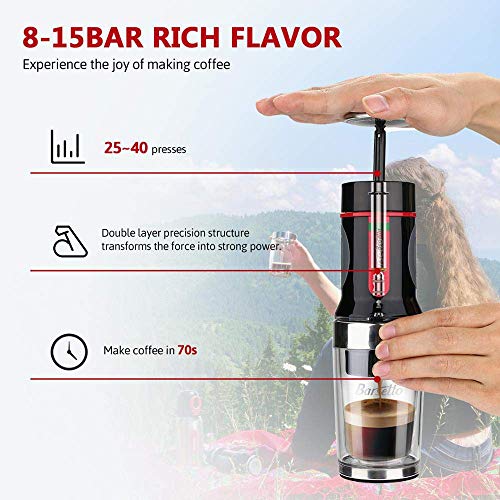 Crusher, draagbare handmatige koffiemachine, 2 in één hand, auto, geconcentreerde koffie, draagbaar koffiezetapparaat, Sui (Crusher) - Image 4