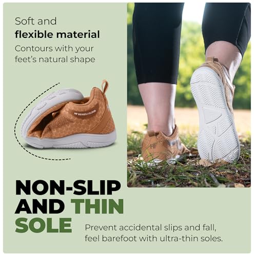 HF Cloud-Like Barefoot Shoes for Women & Men - Minimalist Shoes for Women, Arch-Support Breathable Splash-Proof Versatile Ergonomic Pain-Relief Posture-Improvement Hiking Boots Womens4