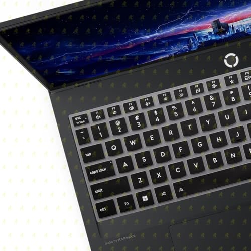 Image of RAYA Silicone Keyboard Skin Cover for 2026 Lenovo Legion Pro 5 & Legion Pro 7 16inch Laptops (Black)