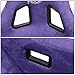 NRG Innovations NRG-FRP-302PP-PRISMA Universal Fixed Back Bucket Racing Seat for 5-Point Harnesses, Size L, Purple Alcantara Material, 24