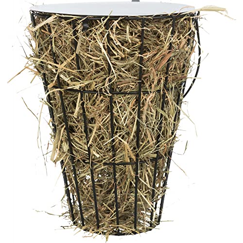 Heuraufe zum Einhängen, mit Deckel, ø 9/ø 16 × 21 cm