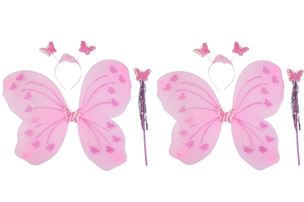 AK ANOLIHK Satin Fairy Butterfly Wings Costume For Baby Girl (2Pc Pink Wings) (B0B5ZSBP2V) Amazon Price History, Amazon Price Tracker