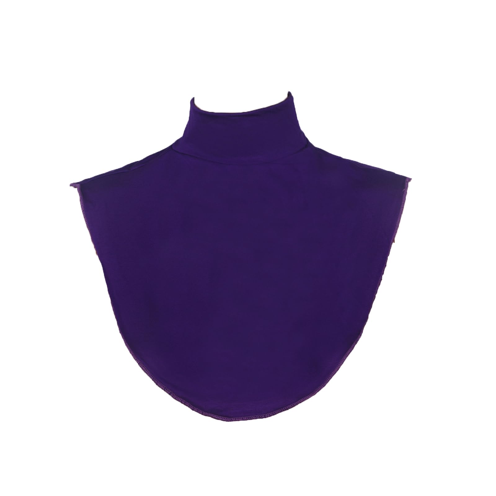 Fake Collar Solid Color Detachable Cotton Half Top Collars Neck Dickey False Turtleneck Warmer High Mock collars