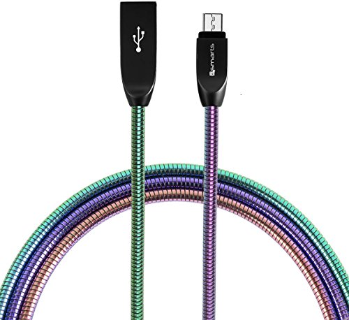 Preisvergleich Produktbild 4smarts FERRUMCord Micro-USB Datenkabel 1m chamäleon, 468589