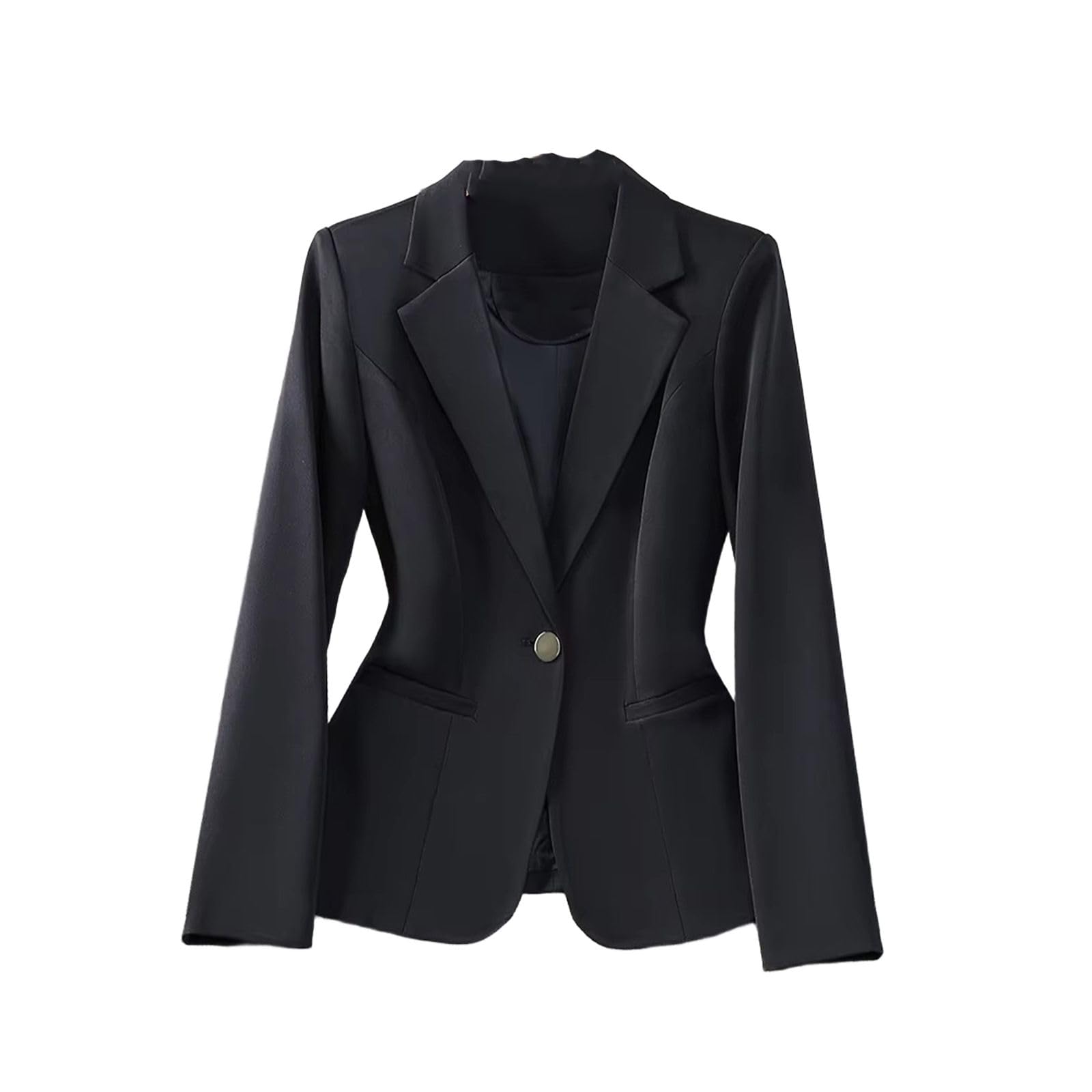 GUOYUXIAO Giacca Formale a Maniche Lunghe, Slim Fit Business per Abbigliamento Professionale