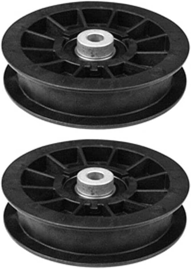 12301 Flat Idler Pulley Replacement for Rotary Fits for Exmark Toro 109-3397 Quest 74812 74815 74820 74824 74914, 3/8โ x 3-1/2โ x 3/4โ, 2-Pack