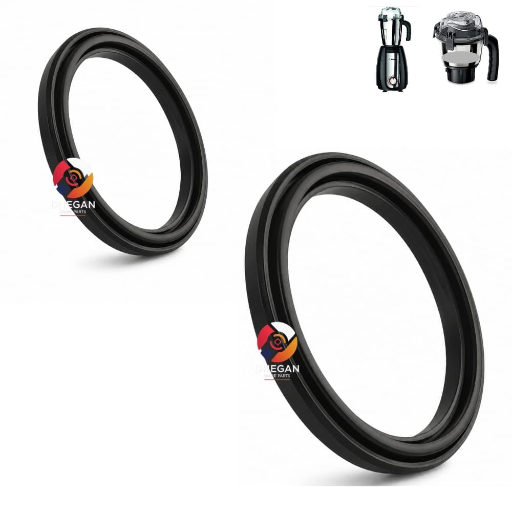Jar Lid Gasket Compatible with Bosch Mixer Grinder 750W & 1000W Models | Rubber Sealing Ring | Pack of 2 (Medium 12cm + Big 14cm) | Replaceing parts.-image-18