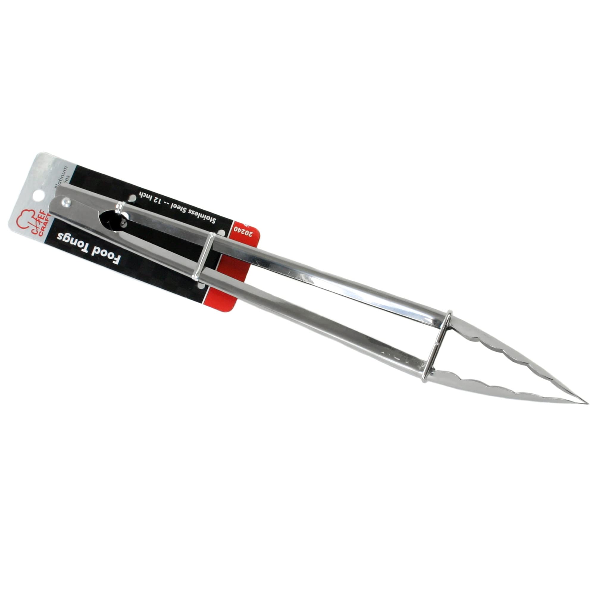 Chef Craft 20240 1-piece Clam Shell pinze, in acciaio INOX, 30,5 cm