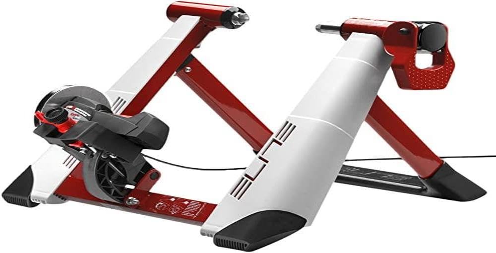 Elite Novo Force Trainer, Magnetic Resistance Bike Trainer, 8 Levels, Novo Force, for Wheel Sizes 24-29 inches, White Elite Novo Force Trainer, Magnetic Resistance Bike Trainer, 8 Levels, Novo Force, for Wheel Sizes 24-29 inches, White