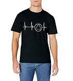 Sober Recover Sobriety Heartbeat EKG Pulse Abstinence T-Shirt