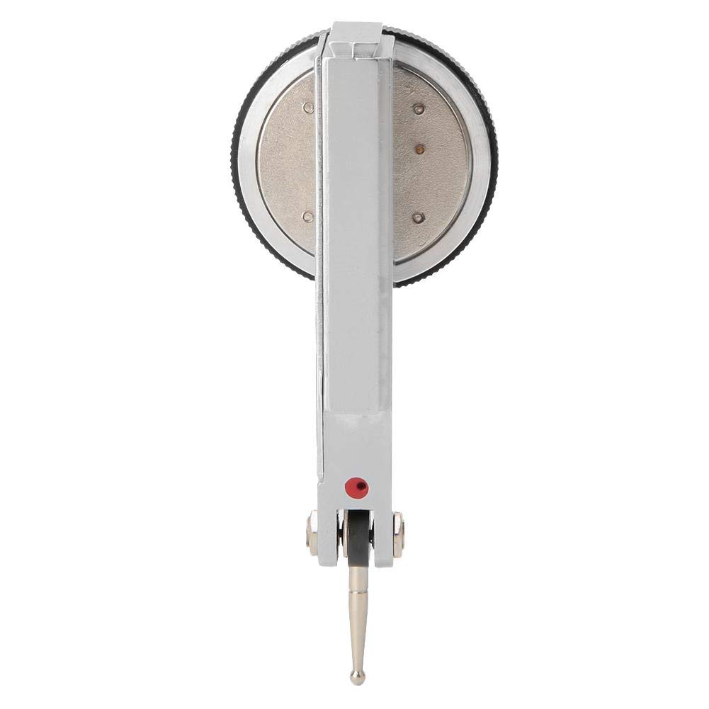 Comparateur, rails magnétiques à queue d'aronde de 0 à 0,8 mm comparateur à cadran 0,01 mm outil de mesure de comparateur à cadran, indicateur à cadran de 32 mm de diamètre
