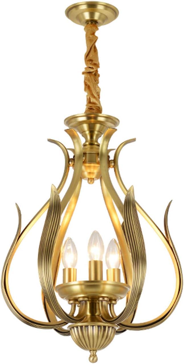 CSXSXAUO Modern Chandeliers Rustic Chandelier Mi-Ni Ceiling Lamp Luxury Chandelier,Chandelier,Copper-40 * 45cm