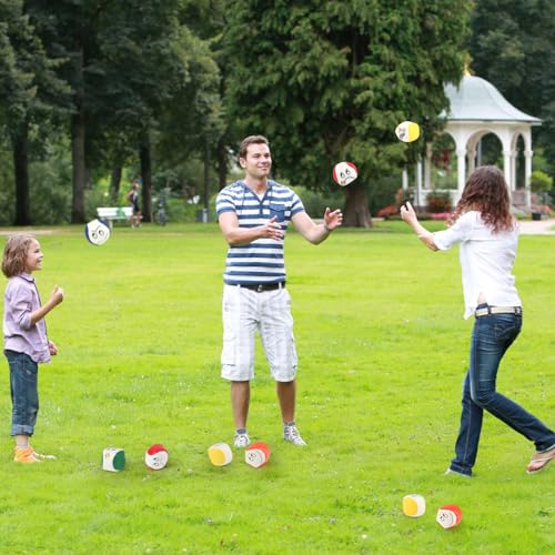 RISF Jonglierball für Anfänger und Kinder, 15-teiliges Zirkus-Set zum Spielen am Ball