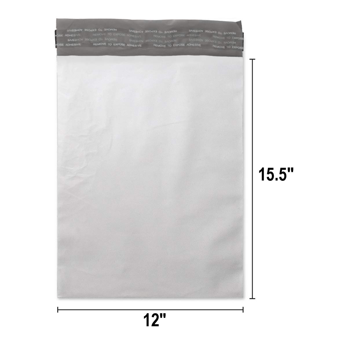 8 NET 2 Mil Poly Mailers 12 x 15.5