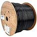 Tripp Lite Cat6/Cat6e Bulk Ethernet Cable, Solid 23 AWG, 600 MHz, 1Gbps, 1000 ft, Black (N228-01K-BK)