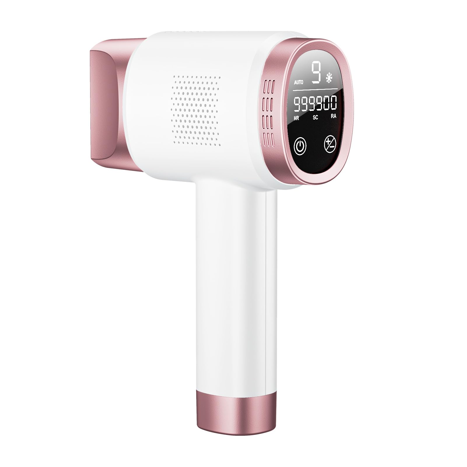 21J Depiladora Laser con Función de Refrigeración, 600-1200NM Depiladora Luz Pulsada con 9 Niveles de EnergÃa,Pantalla táctil LCD para Mujer y Hombre, Bikini, Axilas, Cara, Cuerpo Rosa
