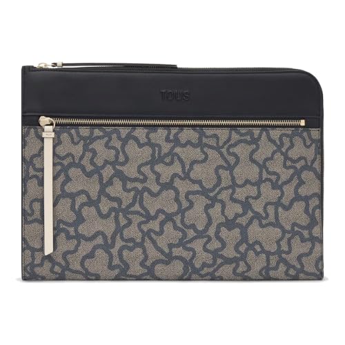 TOUS Funda Portátil Kaos Icon Negro protector de lona para oficina y café