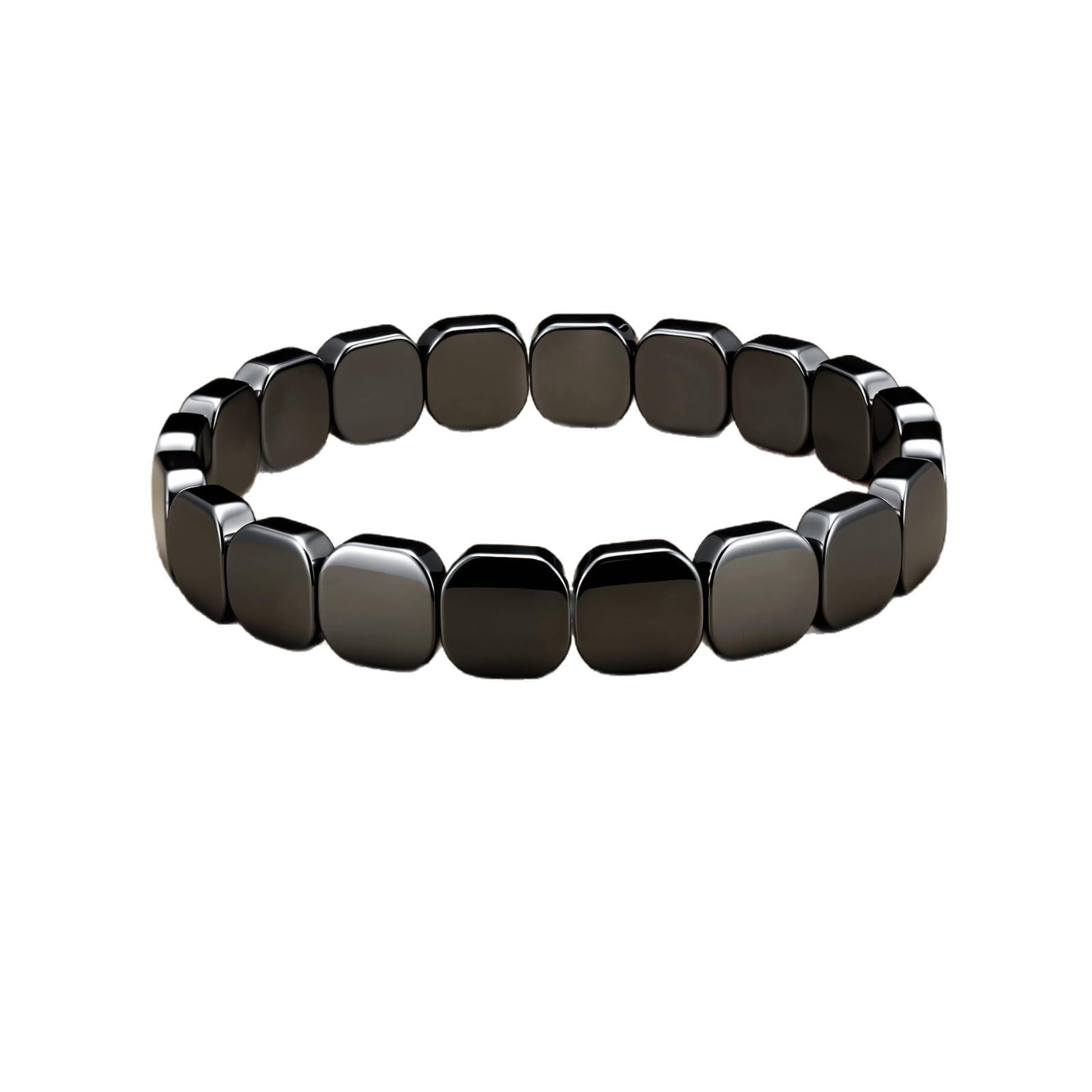Dczosily Triple Protection Bracelet Natural Tiger's Eye Hematite Agate Stone Bracelet for Men Women Crystal Jewelry Healing Bracelets Bring Luck