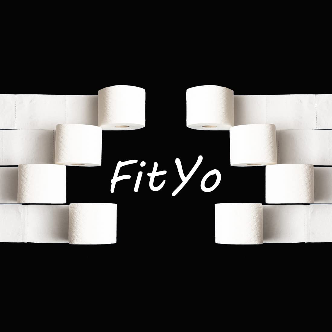 FitYo - Mega Pack de Rouleaux de Papier Hygiénique - Double Epaisseur - Usage Domestique ou Professionnel (144 rouleaux)